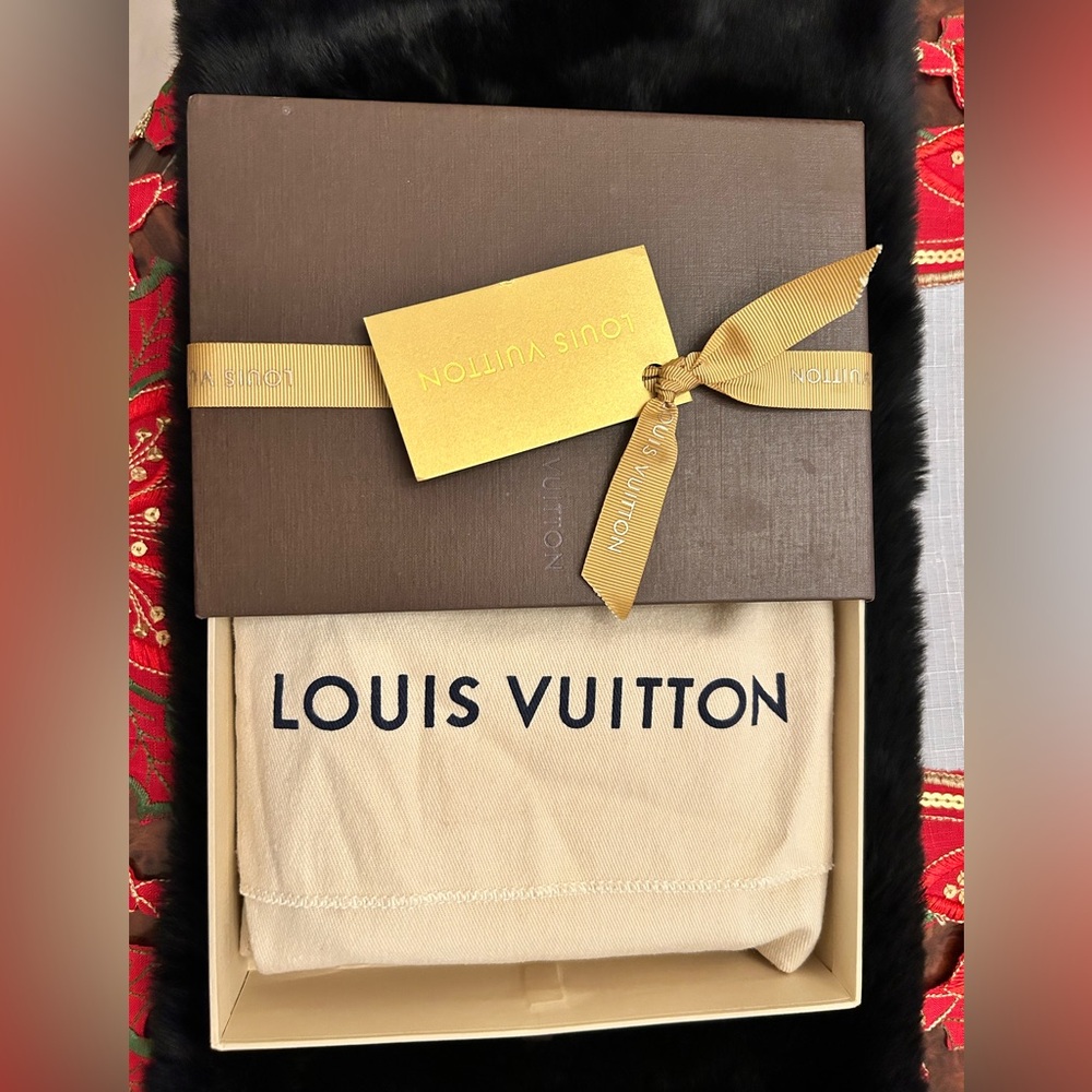 🎁 (unused) LV EPI AGENDA PM, Card Holder, dust bag $ Box BUNDLE